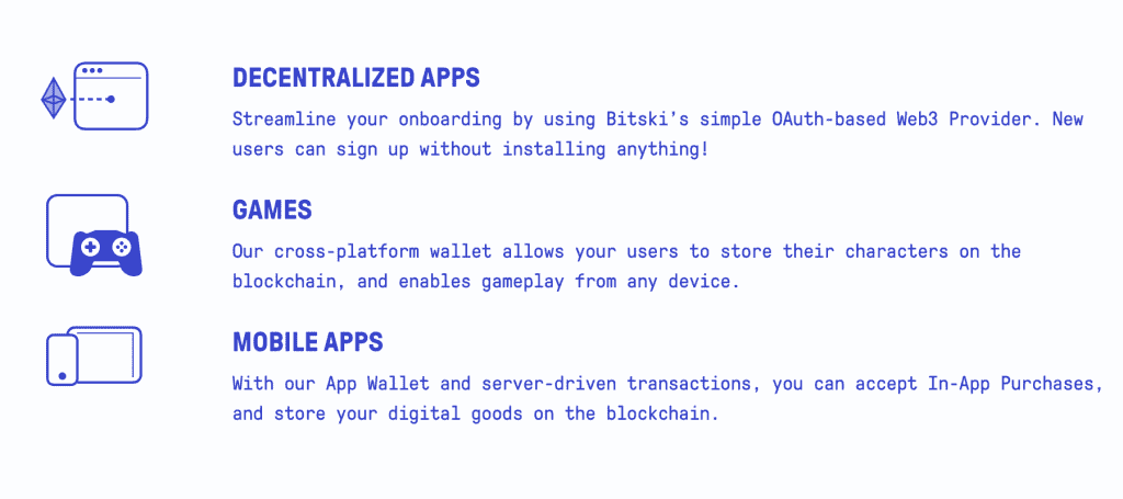bitski decentralizd app games mobile apps